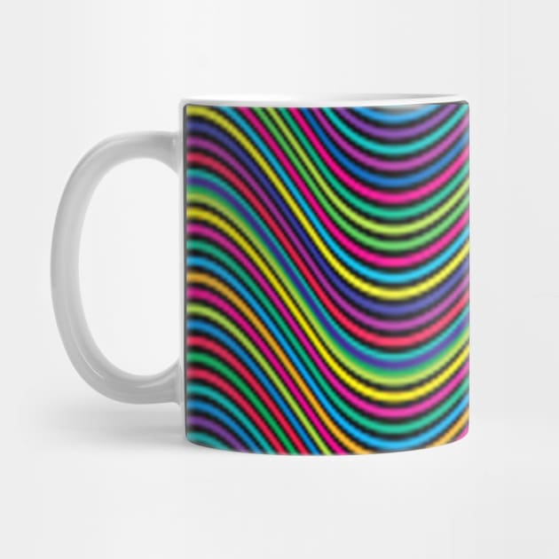 Striped Wave Pattern by Stylebydesign